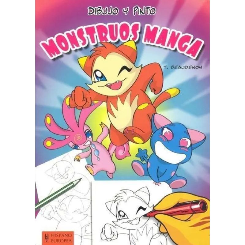 DIBUJO Y PINTO MONSTRUOS MANGA (Nuevo)