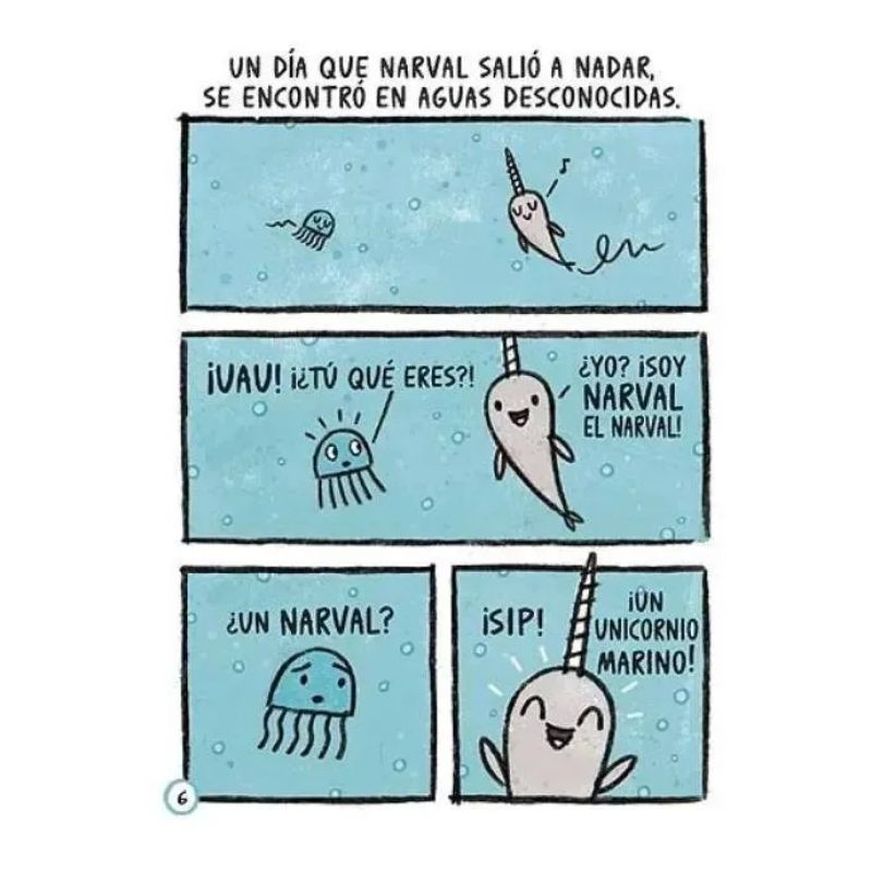 NARVAL - UNICORNIO MARINO - UN LIBRO DE NARVAL Y MEDU - TD (Nuevo) - Miniatura 2