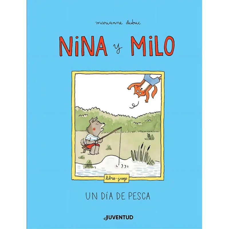 NINA Y MILO - UN DIA DE PESCA - LIBRO + JUEGO - TD (Nuevo)