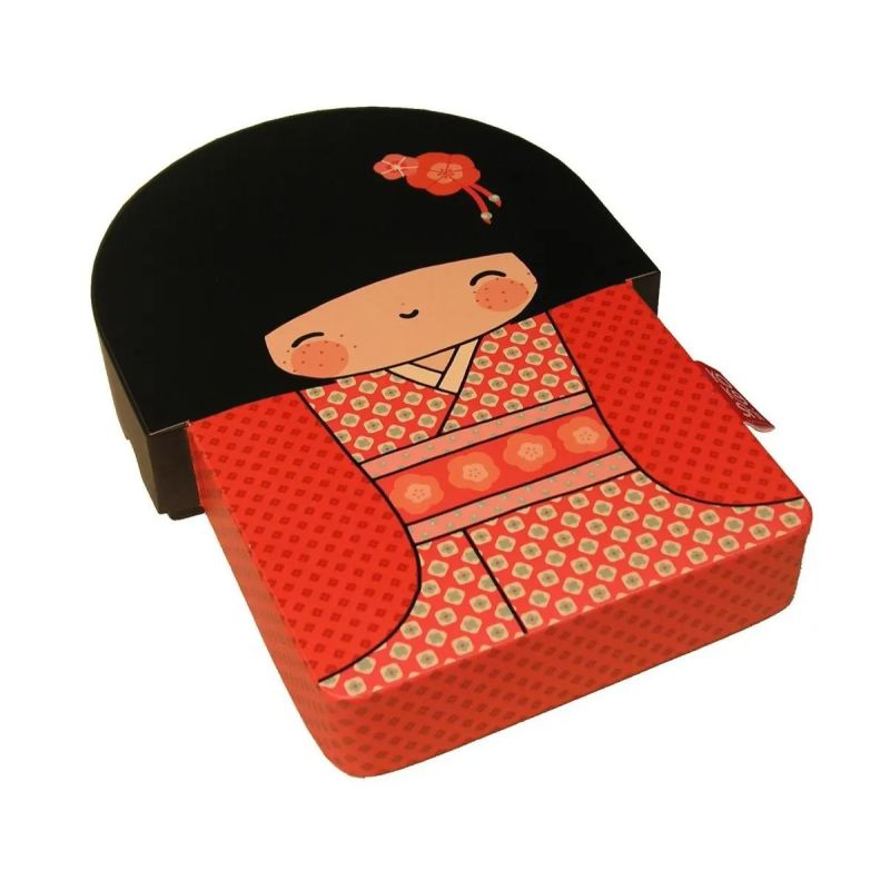 CAJA DE CUMPLEAÑOS - KOKESHI (Nuevo) - Miniatura 2