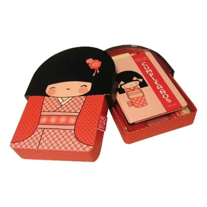 CAJA DE CUMPLEAÑOS - KOKESHI (Nuevo)