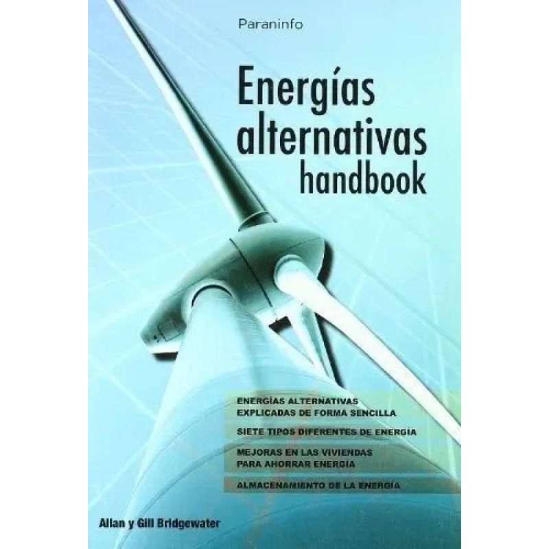 ENERGIAS ALTERNATIVAS:HANDBOOK 1/ED. (Nuevo)