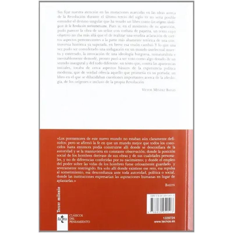 ORIGENES IDEOLOGICOS DE LA REVOLUCION NORTEAMERICANA, LOS (Nuevo)