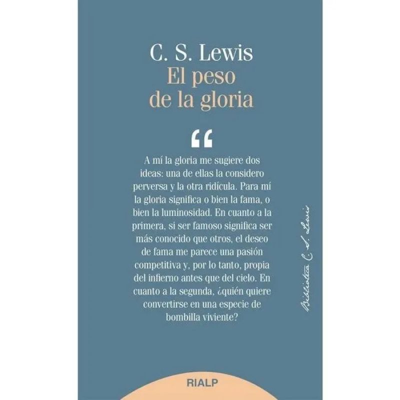 PESO DE LA GLORIA, EL (Nuevo)