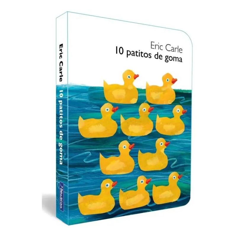10 PATITOS DE GOMA - CARTONE (Nuevo)