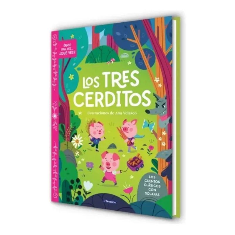 TRES CERDITOS, LOS - CUENTOS CLASICOS CON SOLAPAS - TD (Nuevo)