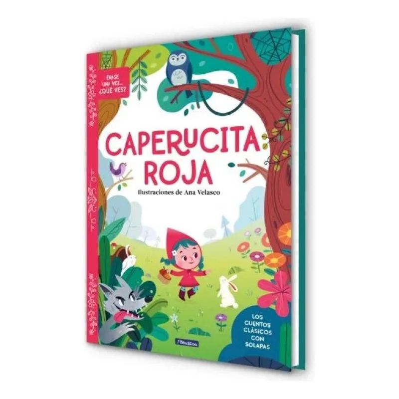 CAPERUCITA ROJA - CUENTOS CLASICOS CON SOLAPAS - TD (Nuevo)