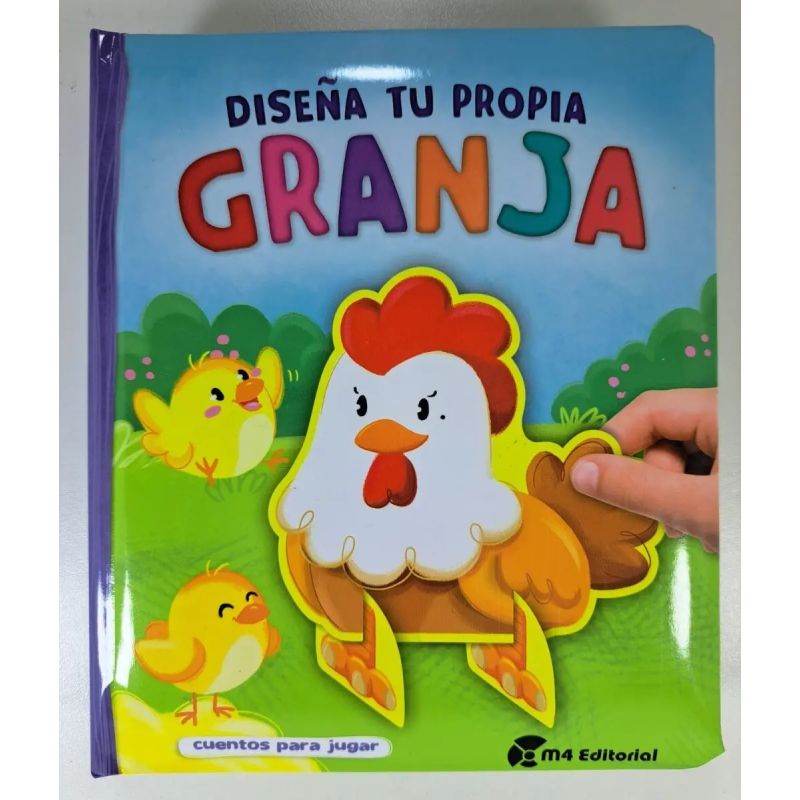 DISEÑA TU PROPIA GRANJA (CARTONE) LIBRO + FIGURAS TROQUELADAS (Nuevo)