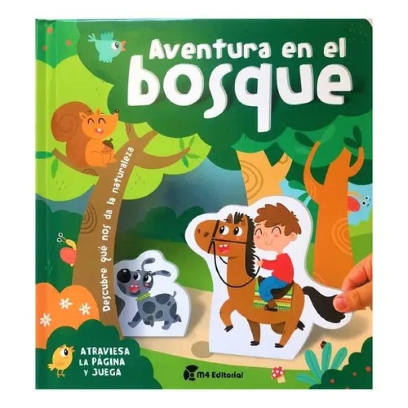 AVENTURA EN EL BOSQUE - ATRAVIESA LA PAGINA Y JUEGA (Nuevo) - Miniatura 2