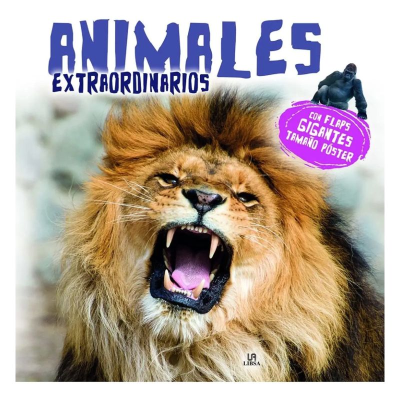 ANIMALES EXTRAORDINARIOS - CON FLAPS GIGANTES TAMAÑO POSTER (Nuevo)