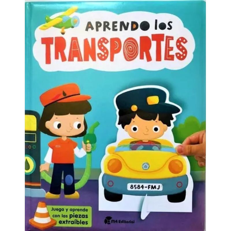 APRENDO LOS TRANSPORTES - JUEGA Y APRENDE CON LAS PIEZAS EXTRAIBLES - CARTONE (Nuevo)