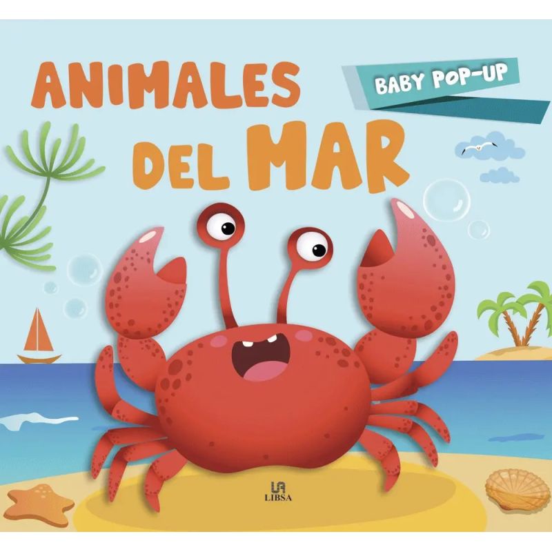 ANIMALES DEL MAR - BABY POP-UP - CARTONE (Nuevo)