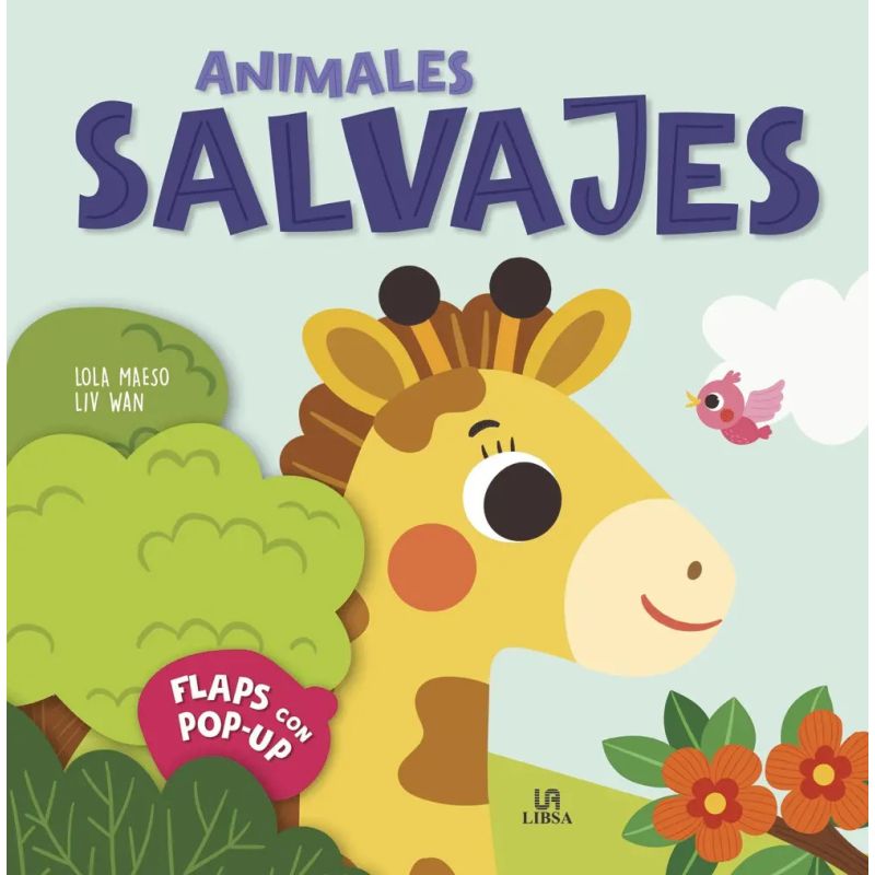 ANIMALES SALVAJES - FLAPS CON POP-UP - CARTONE (Nuevo)