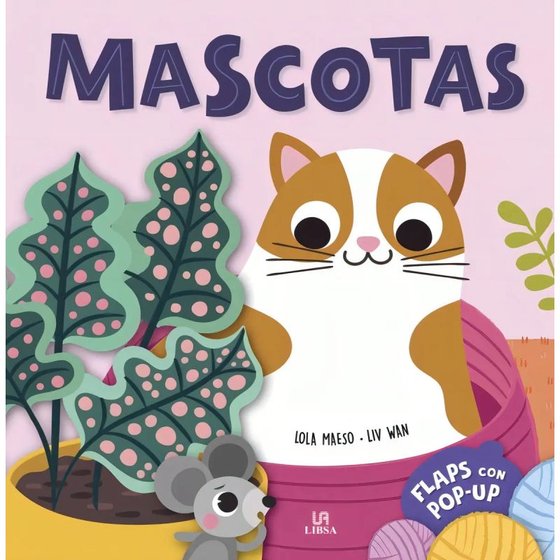 MASCOTAS - FLAPS CON POP-UP - CARTONE (Nuevo)