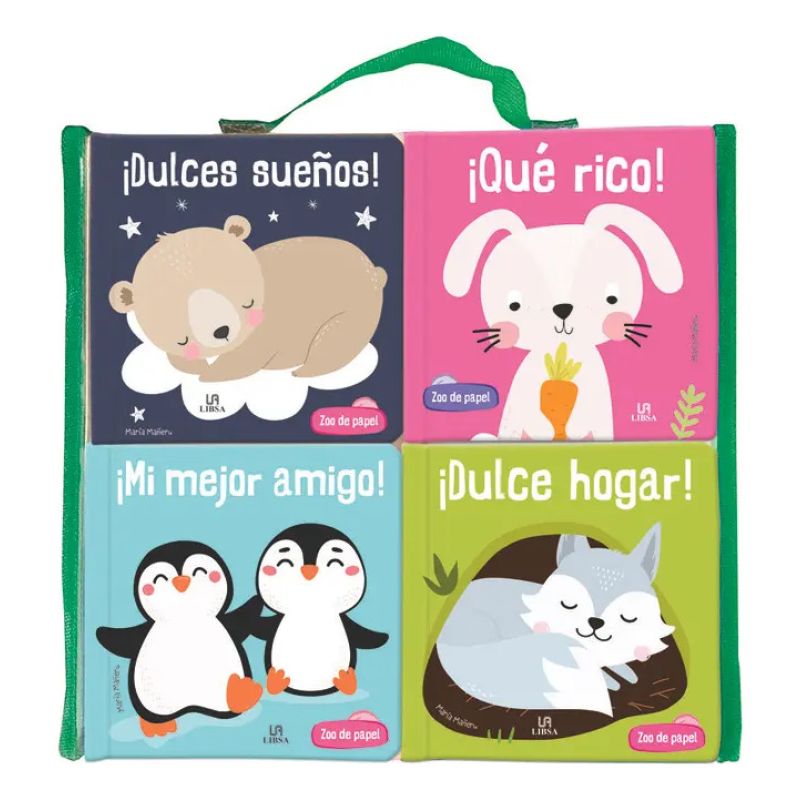 ZOO DE PAPEL - PACK 4 LIBROS - CARTONE (Nuevo)