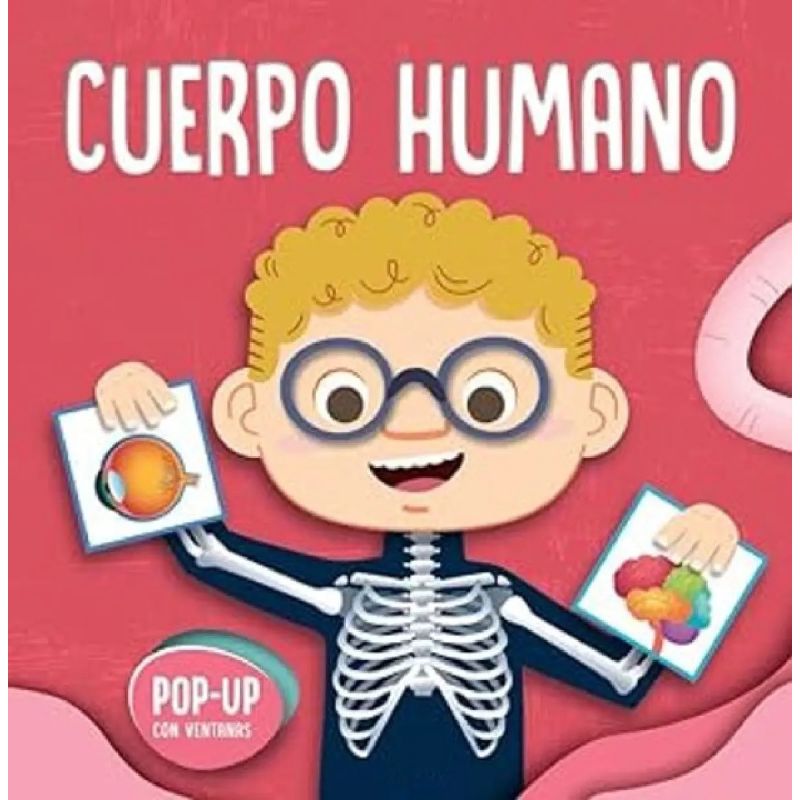 CUERPO HUMANO - POP-UP CON VENTANAS - CARTONE (Nuevo)