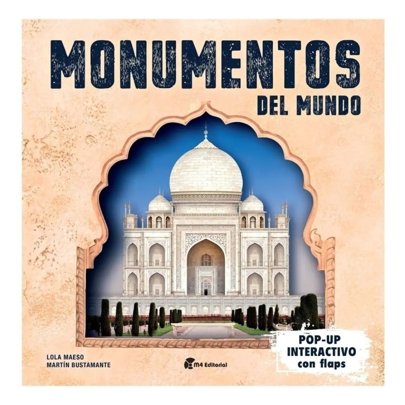 MONUMENTOS DEL MUNDO - POP UP INTERACTIVO CON FLAPS - CARTONE (Nuevo)