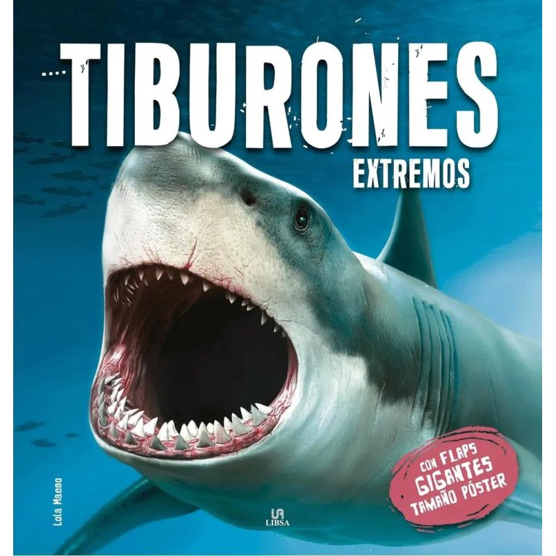TIBURONES EXTREMOS - CON FLAPS GIGANTES - CARTONE (Nuevo)