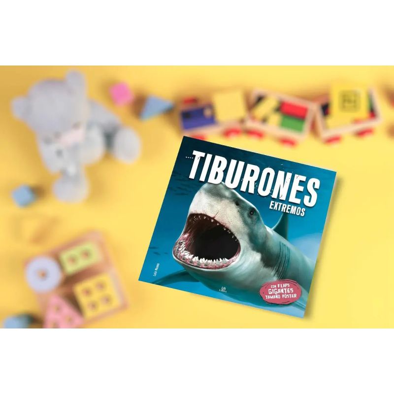 TIBURONES EXTREMOS - CON FLAPS GIGANTES - CARTONE (Nuevo) - Miniatura 2
