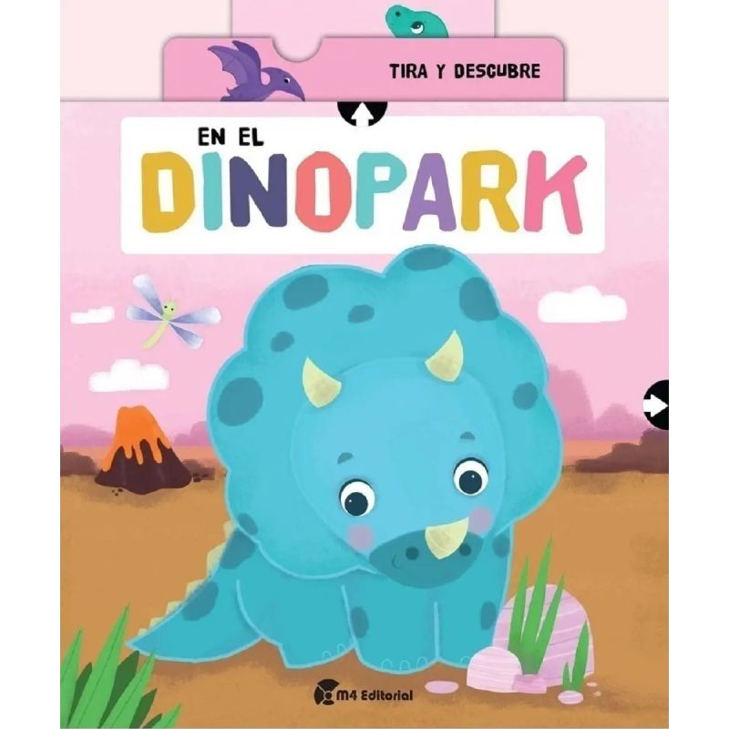 EN EL DINOPARK - TIRA Y DESCUBRE - CARTONE (Nuevo)