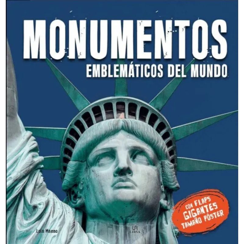 MONUMENTOS EMBLEMATICOS DEL MUNDO - CON FLAPS GIGANTES TAMAÑO POSTER (Nuevo)