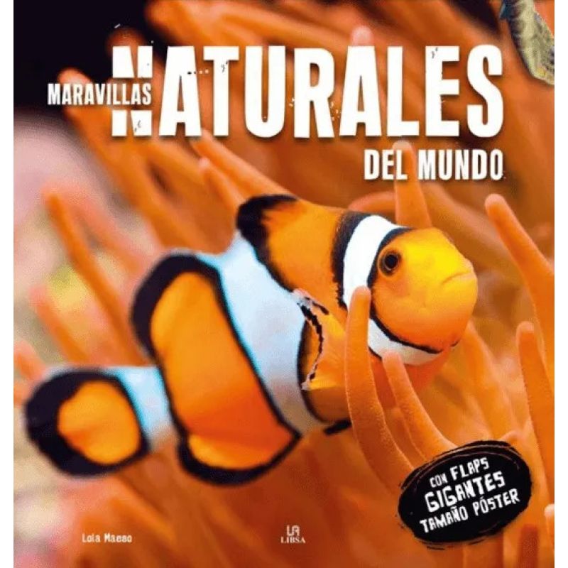 MARAVILLAS NATURALES DEL MUNDO - CON FLAPS GIGANTES TAMAÑO POSTER (Nuevo)