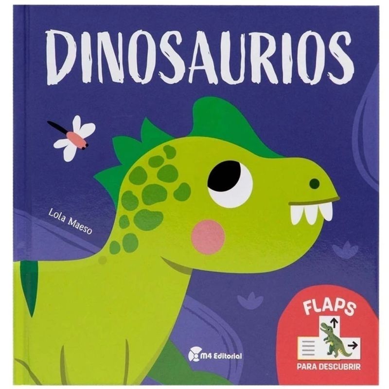 DINOSAURIOS - DESCUBRE Y APRENDE - FLAPS PARA DESCUBRIR - CARTONE (Nuevo)