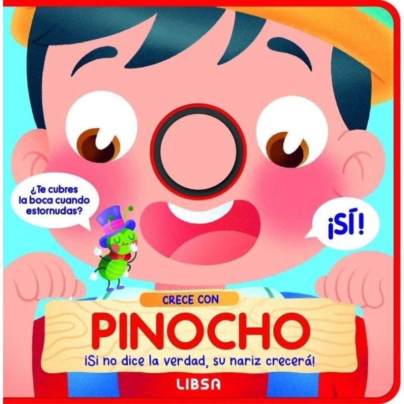 CRECE CON PINOCHO - LIBRO DE GOMAESPUMA (Nuevo)