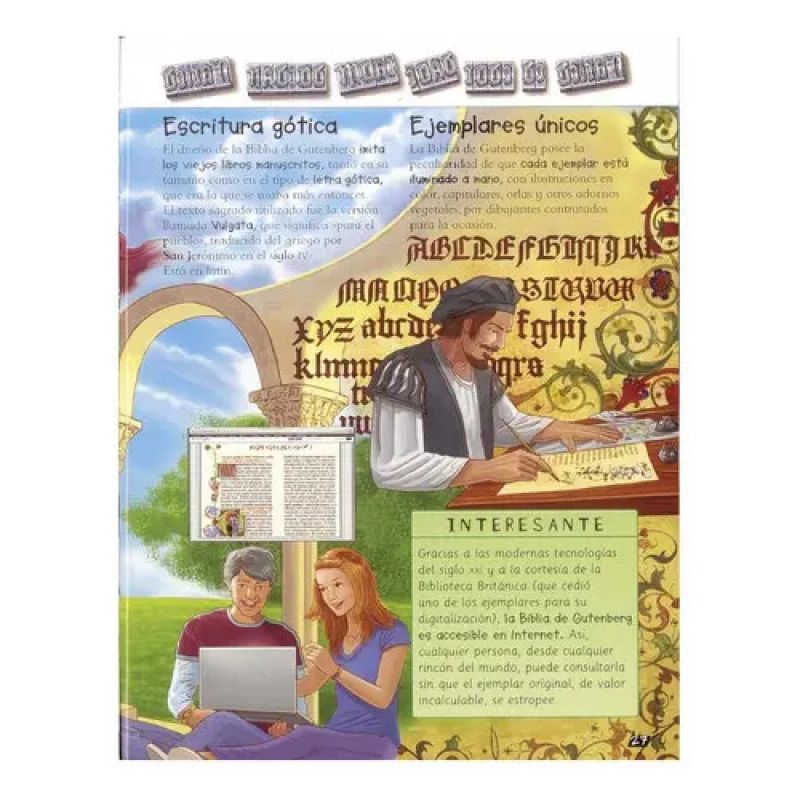 MINI BIOGRAFIAS GUTENBERG EL INVENTOR DE LA IMPRENTA (Nuevo) - Miniatura 2