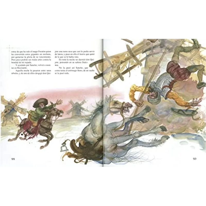 DON QUIJOTE DE LA MANCHA - ILUSTRADO - TD (Nuevo) - Miniatura 2