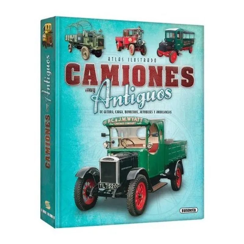 ATLAS ILUSTRADO CAMIONES MUY ANTIGUOS (Nuevo)