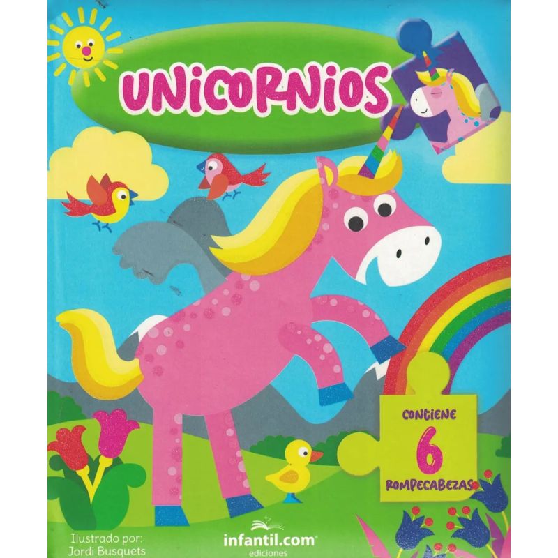 UNICORNIOS - CUENTO ROMPECABEZAS - CARTONE (Nuevo)