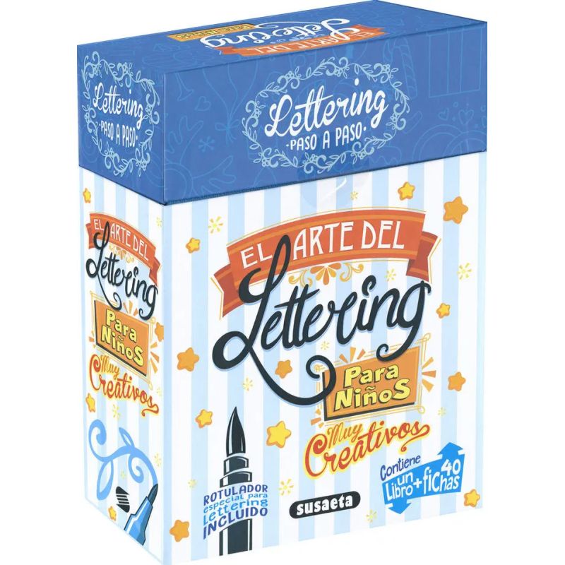 ARTE DEL LETTERING, EL - PARA NIÑOS MUY CREATIVOS - LETTERING PASO A PASO (Nuevo)