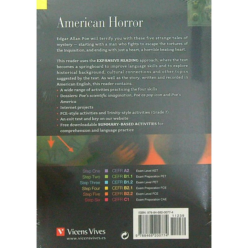 AMERICAN HORROR - FIVE TERRIFYING TALES R&amp;T (B2.1) (Nuevo) - Miniatura 2