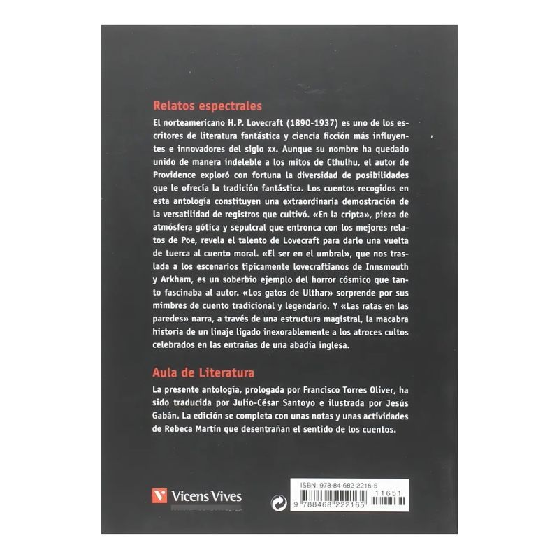 RELATOS ESPECTRALES - AULA DE LITERATURA (Nuevo)