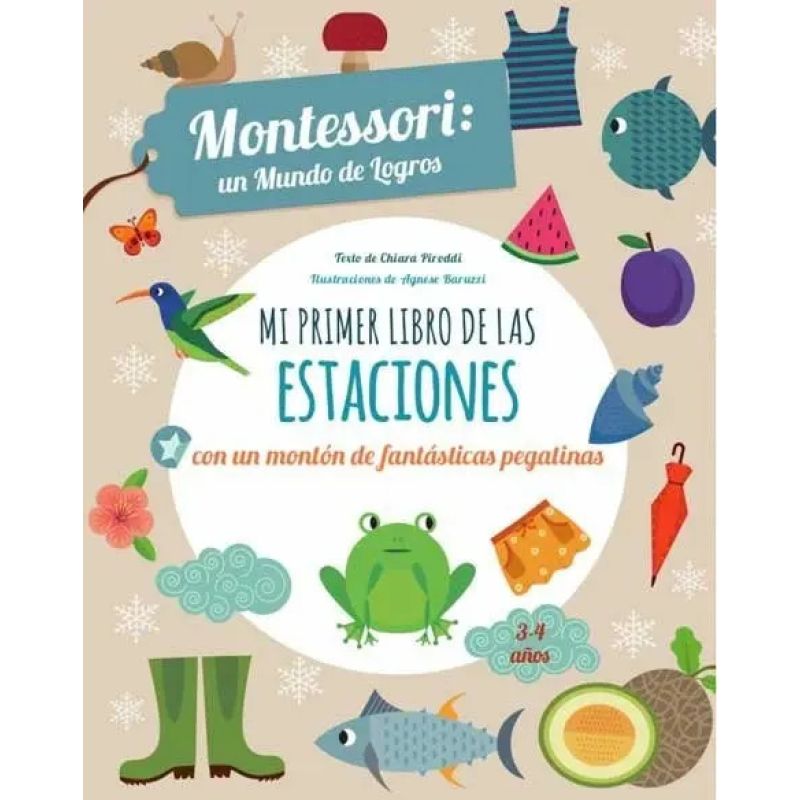 MI PRIMER LIBRO DE LAS ESTACIONES - MONTESSORI* (Nuevo)