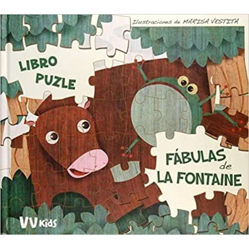FABULAS DE LA FONTAINE - LIBROS PUZLE* (Nuevo) - Miniatura 2