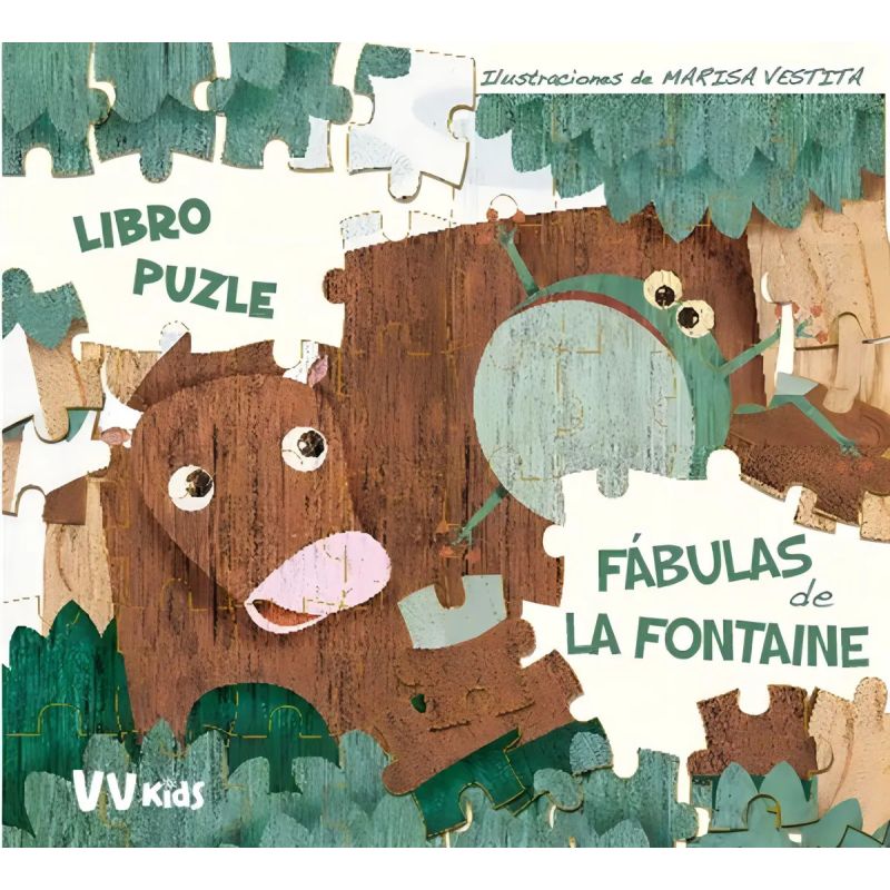 FABULAS DE LA FONTAINE - LIBROS PUZLE* (Nuevo)