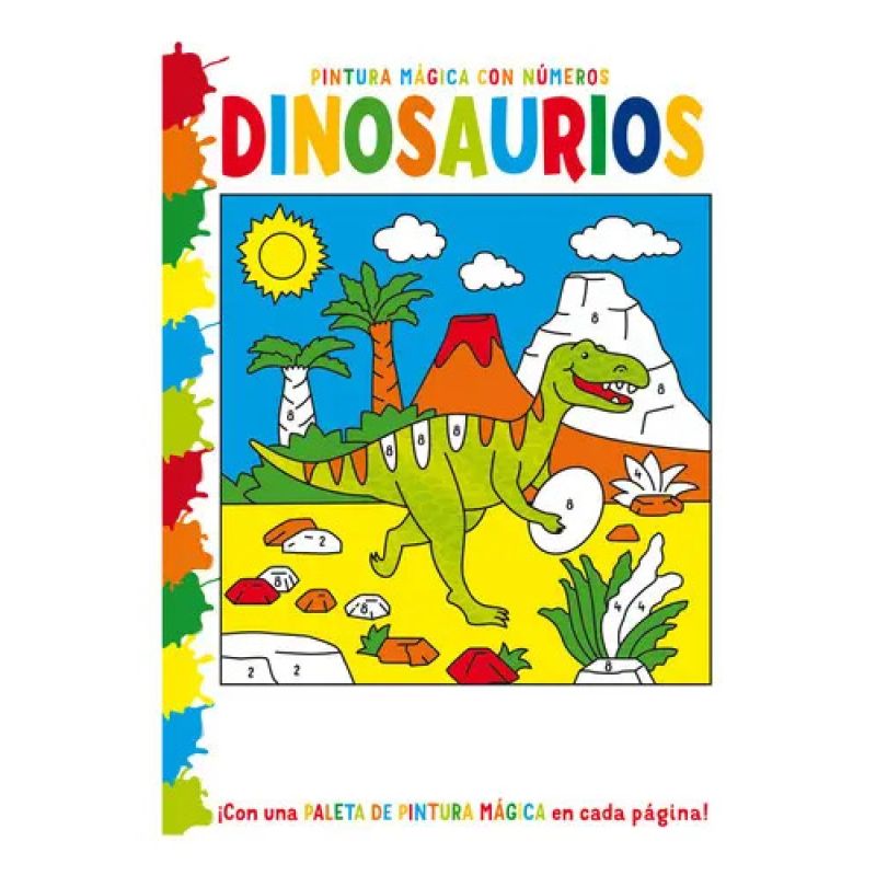 PINTURA MAGICA CON NUMEROS - DINOSAURIOS (Nuevo)
