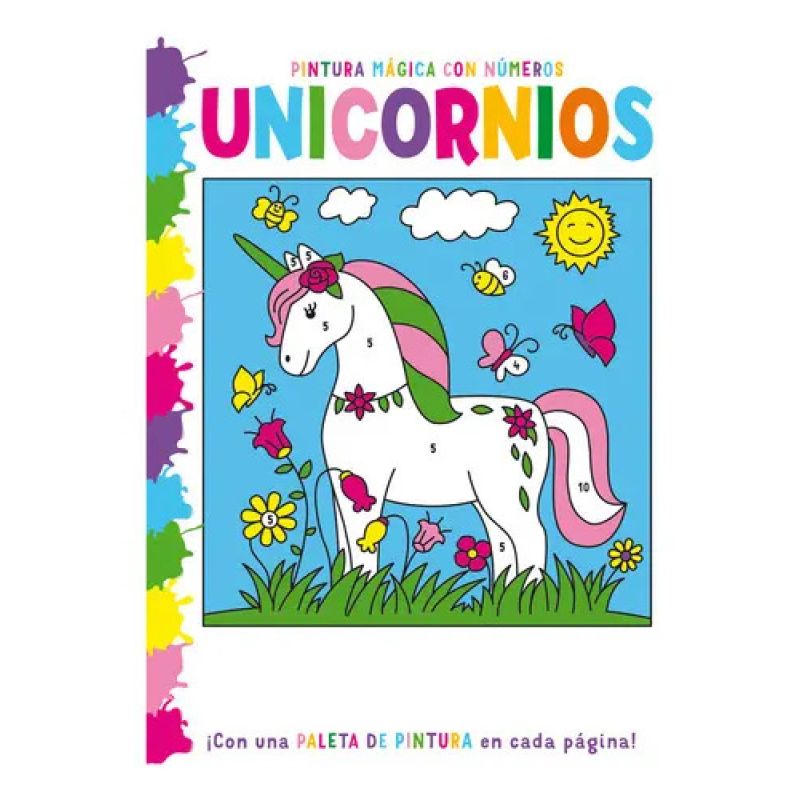 PINTURA MAGICA CON NUMEROS - UNICORNIOS (Nuevo)