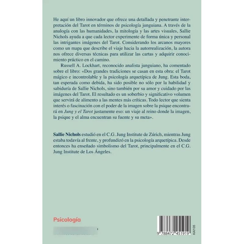 JUNG Y EL TAROT (ED.ARG.) (Nuevo) - Miniatura 2