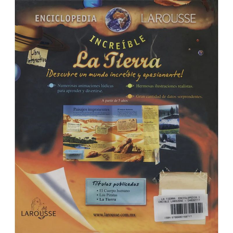 LAROUSSE ENCICLOPEDIA INCREIBLE LA TIERRA (Nuevo) - Miniatura 2