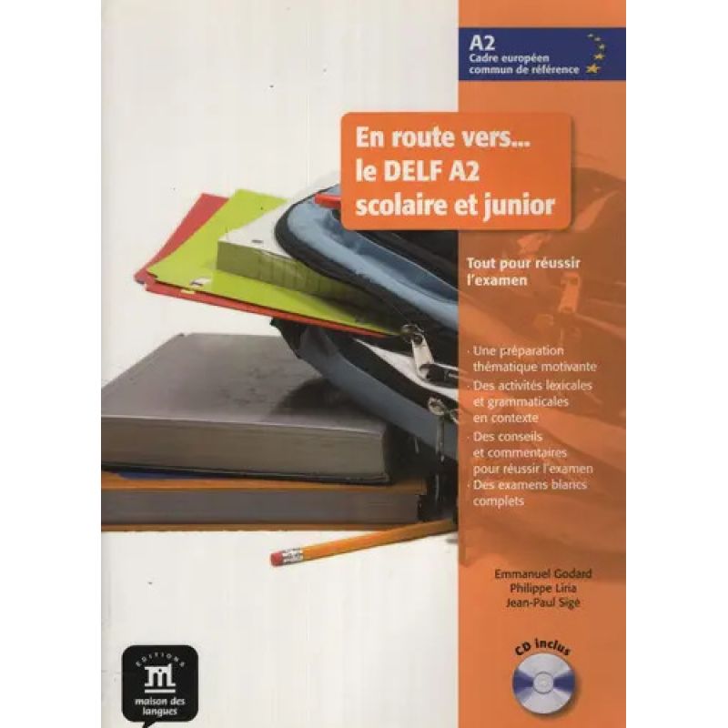 EN ROUTE VERS...LE DELF A2 SCOLAIRE ET JUNIOR - ELEVE + CD (Nuevo)