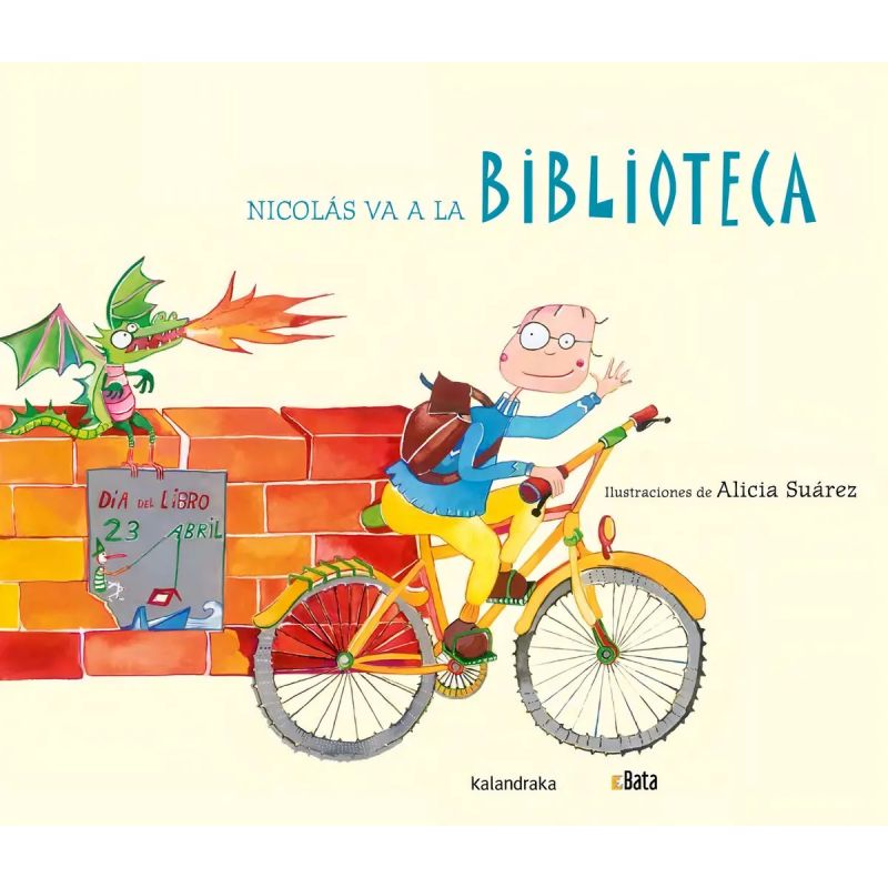 NICOLAS VA A LA BIBLIOTECA (PICTOGRAMAS BATA) (Nuevo)