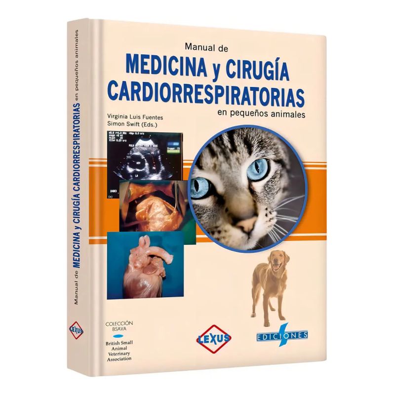 MANUAL DE MEDICINA Y CIRUGIA CARDIORRESPIRATORIA EN PEQUEÑOS ANIMALES - TD (Nuevo)