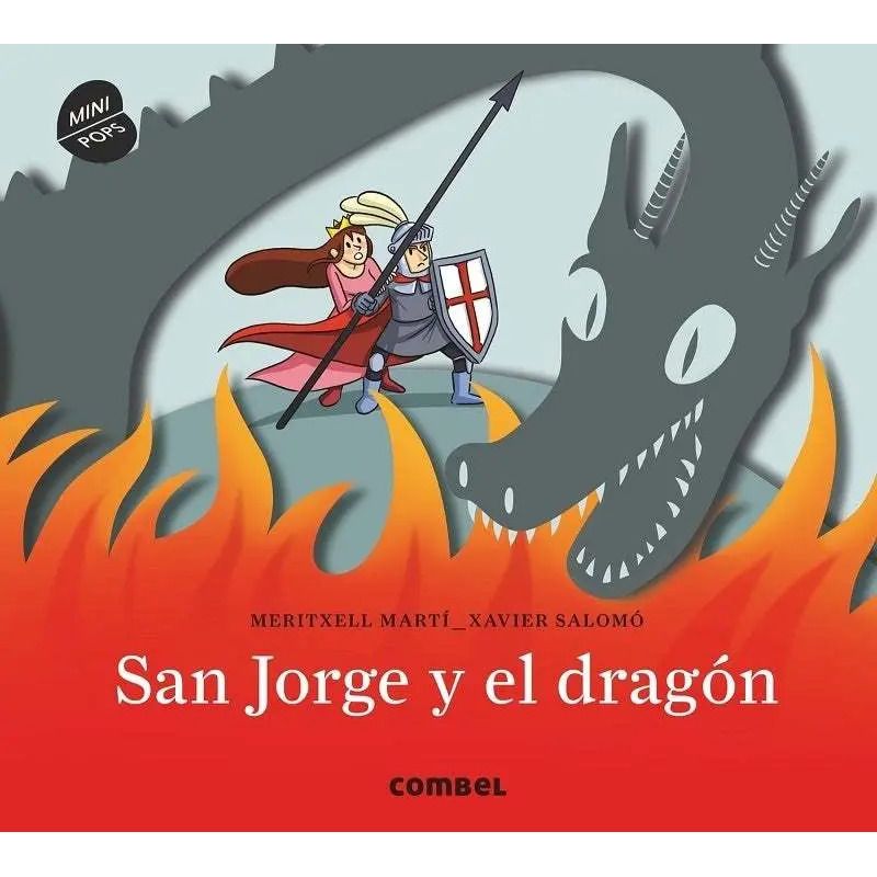 SAN JORGE Y EL DRAGON - MINIPOPS - CARTONE (Nuevo)