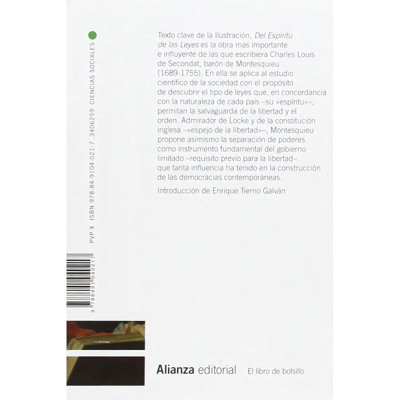 ESPIRITU DE LAS LEYES, EL (Nuevo) - Miniatura 2