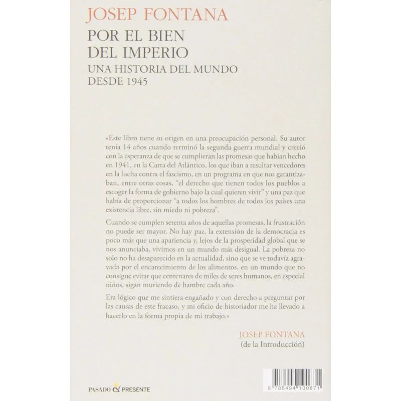 POR EL BIEN DEL IMPERIO - UNA HISTORIA DEL MUNDO DESDE 1945 (Nuevo) - Miniatura 2