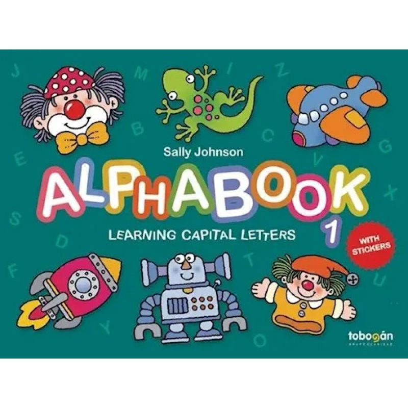 ALPHABOOK 1 - LEARNING CAPITAL LETTERS WITH STICKERS (Nuevo)