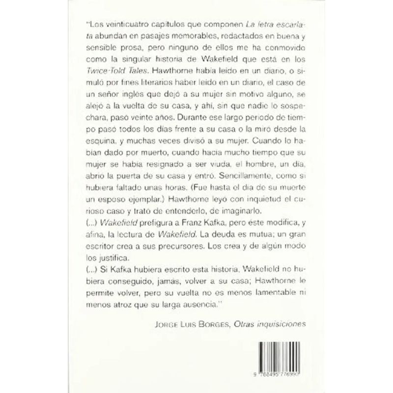 WAKEFIELD Y OTROS RELATOS (Nuevo) - Miniatura 2
